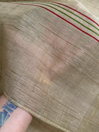 Beige Lotus-3 Piece Suit Set