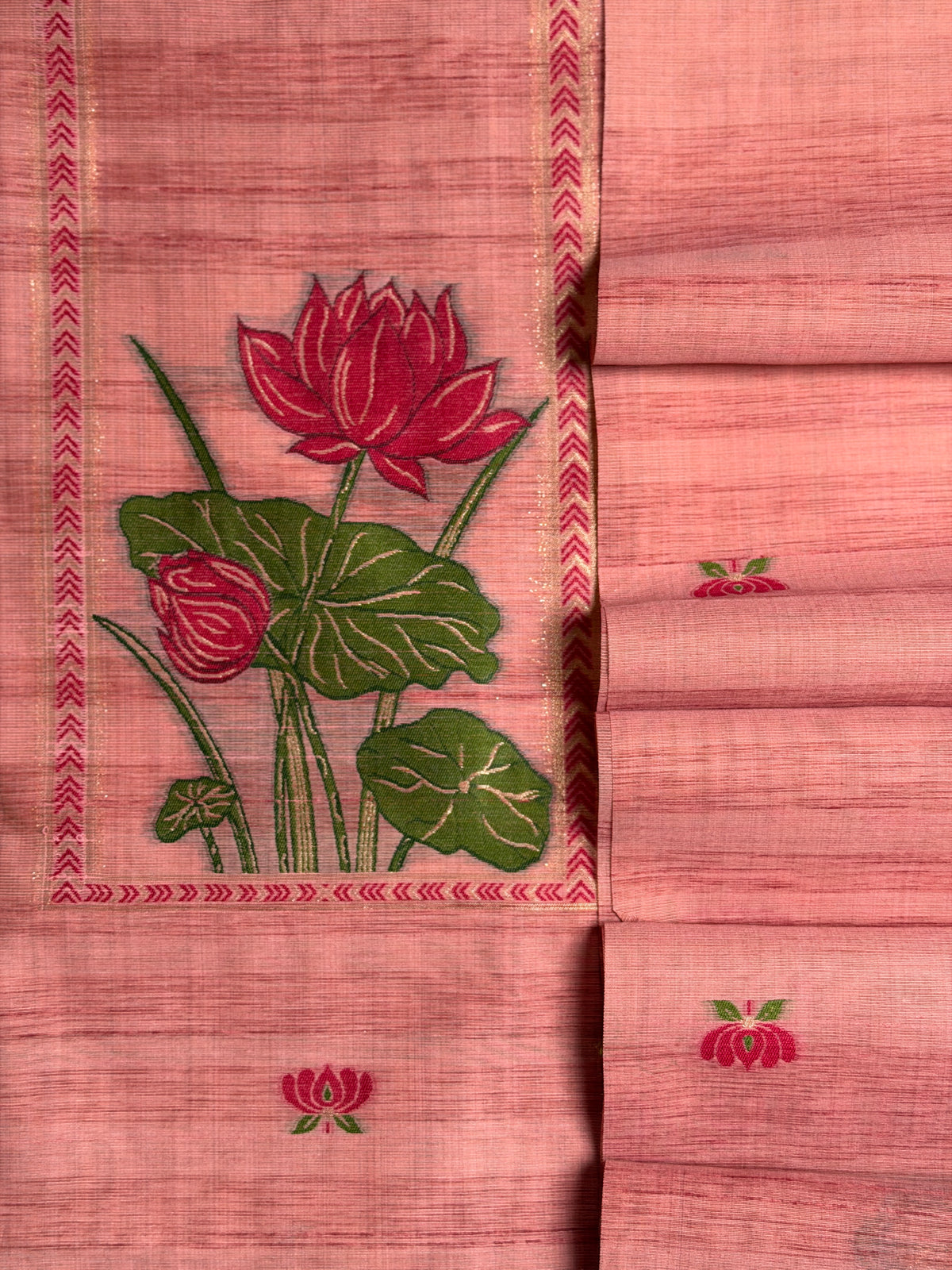 Pink Lotus-3 Piece Suit Set