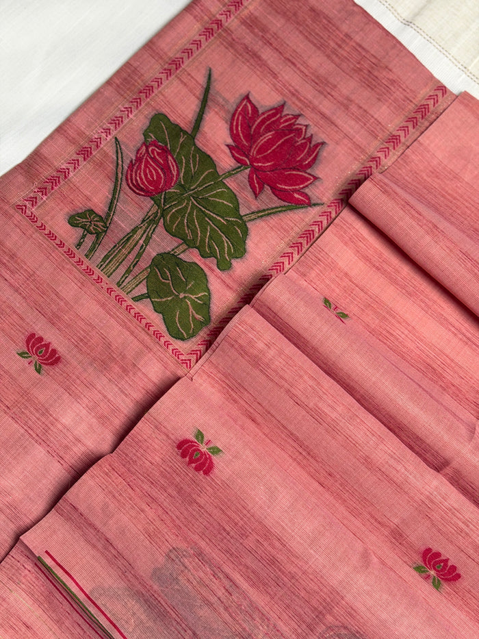 Pink Lotus-3 Piece Suit Set