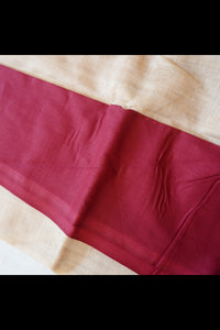 Red Beige-3 Piece Suit Set